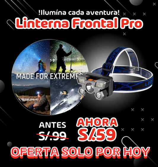 Linterna Frontal Pro!